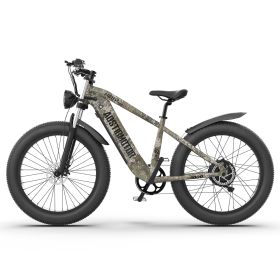 52V All-Terrain E-Bike  26x4.0 Fat Tire Electric Bike 20 AH Extended-Range Battery & Hydraulic Disc Brakes (Color: Black)